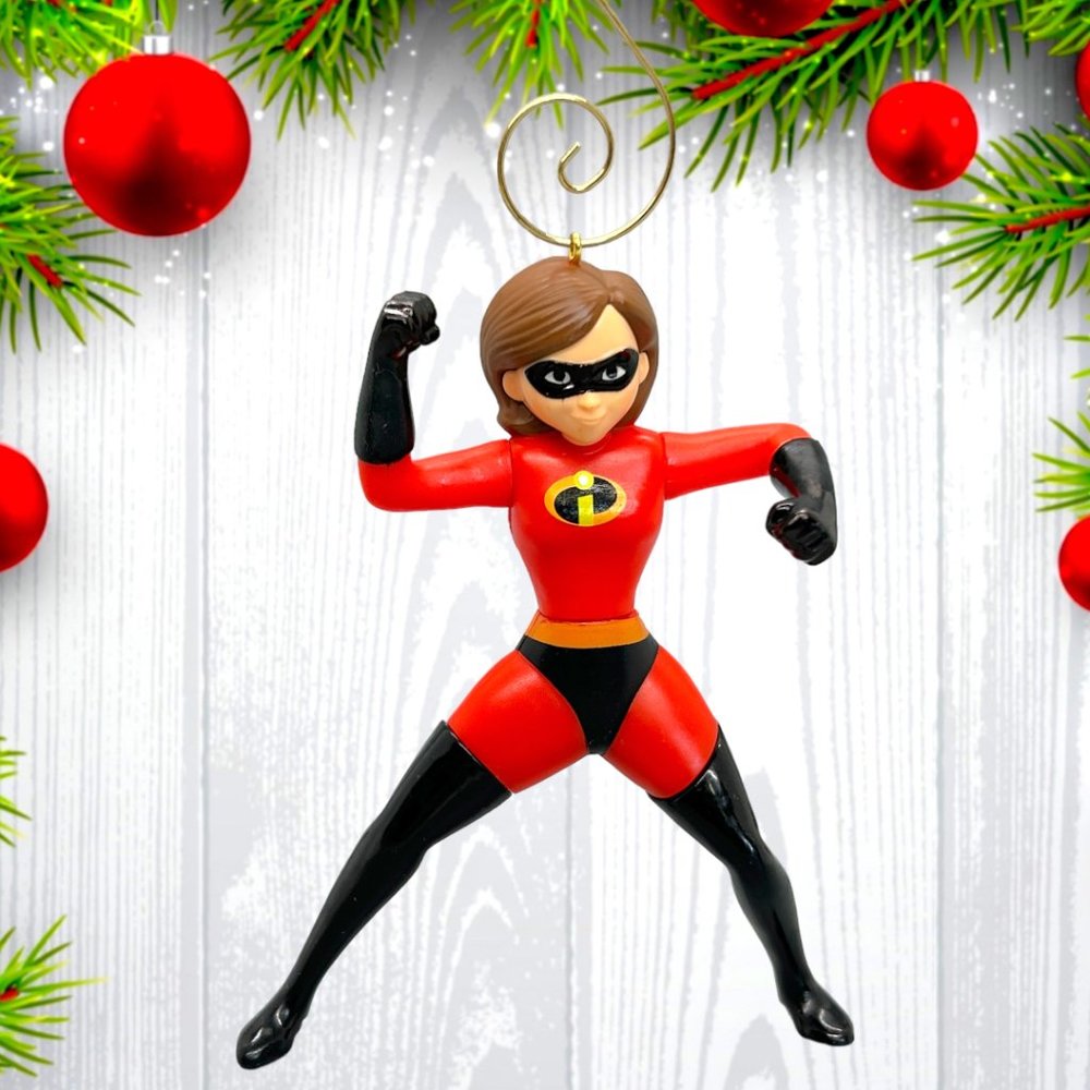 Disney The Incredibles Elastigirl 4" ONE OF A KIND Christmas Tree Ornament